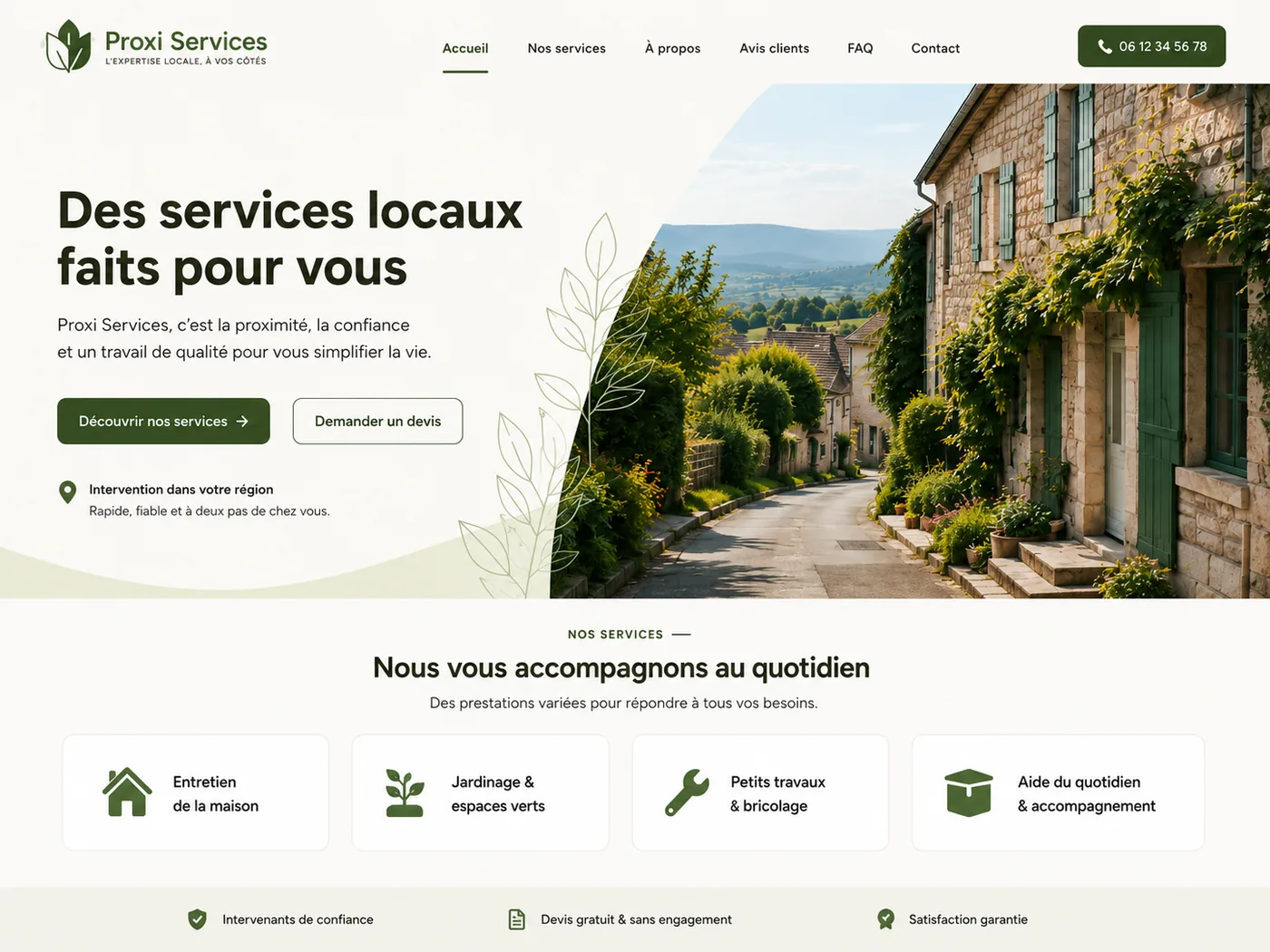 Site Proxi Services : Services à domicile